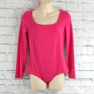 🔵BOGO FREE🔵 Bodysuit Pink Long Sleeve Belle Lovin Sz L